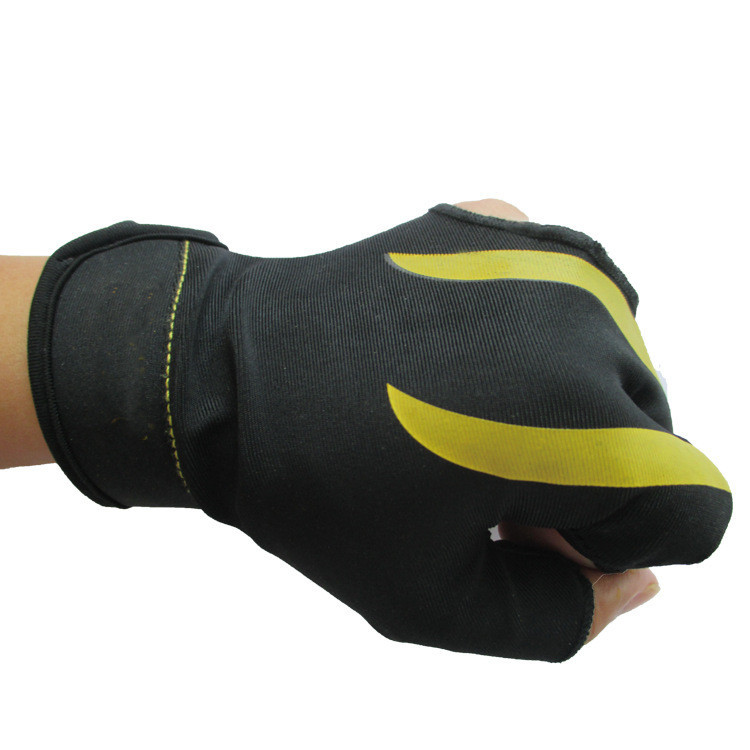 1pc Billiards Three Finger Gloves Lycra Anti Skid Snooker Billiard Cue Glove Pool Left Hand High Elasticity for Unisex - Image 4