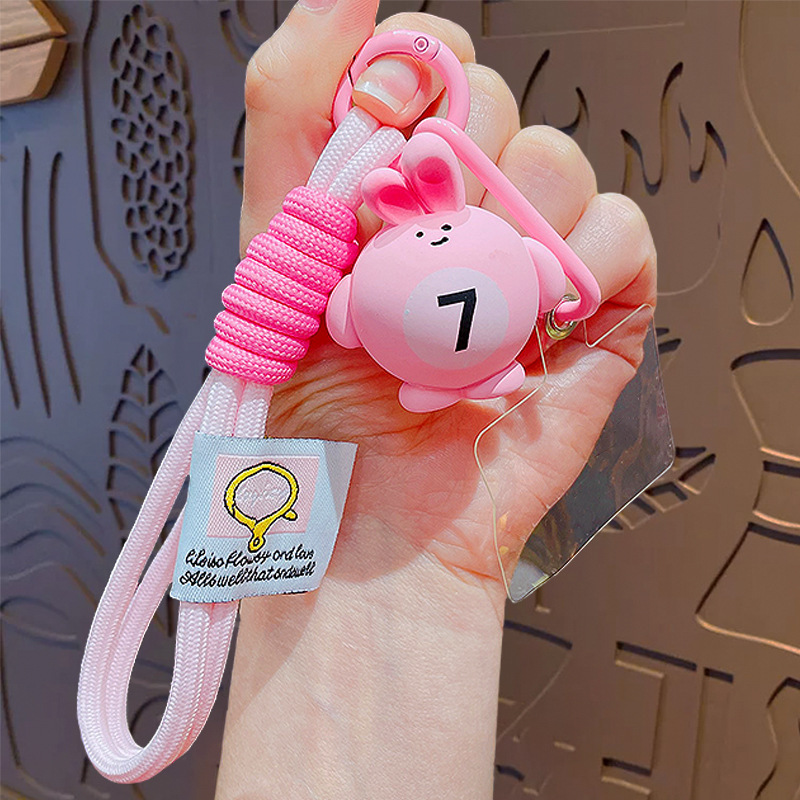 Cartoon Snooker Billiard Keychain Handbag Pendant - Image 2