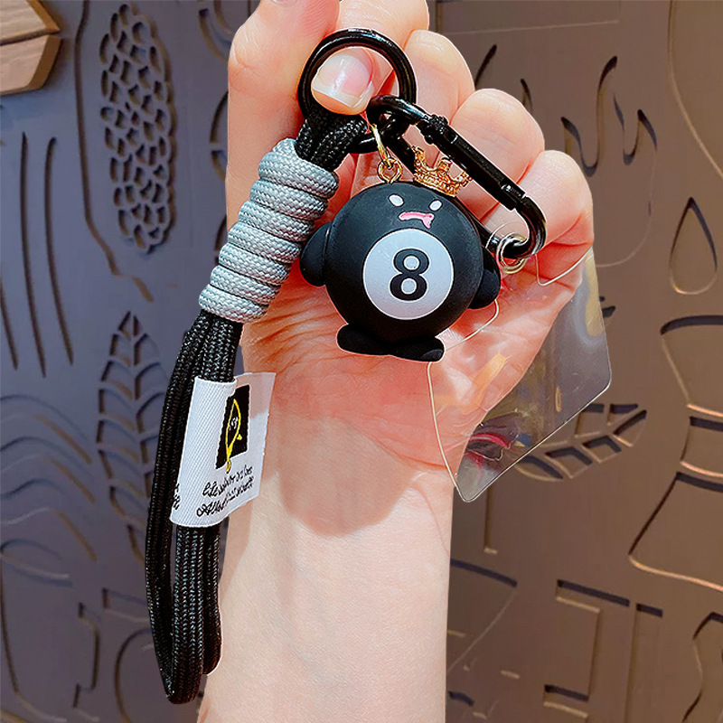 Cartoon Snooker Billiard Keychain Handbag Pendant - Image 8